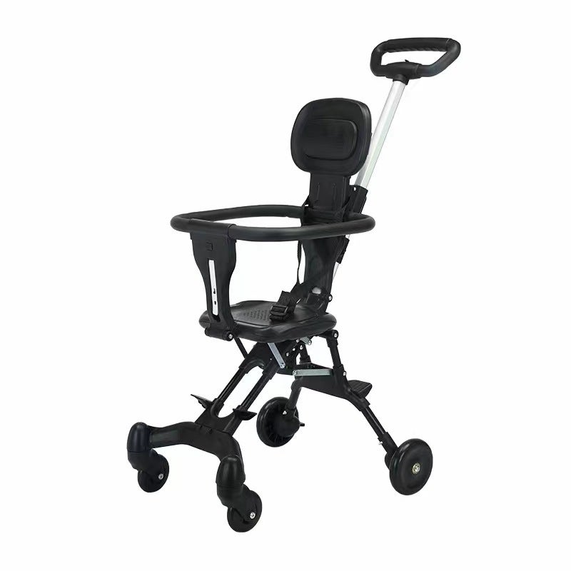 Baby Walking Artifact Trolley Lightweight Foldable Two-Way Sitting Baby Trolley - Image 1